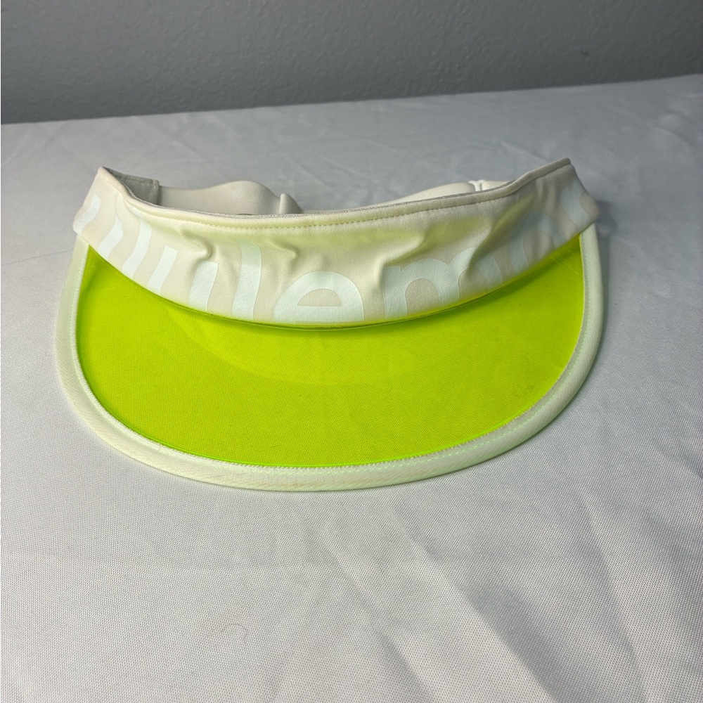 Lululemon yellow neon visor